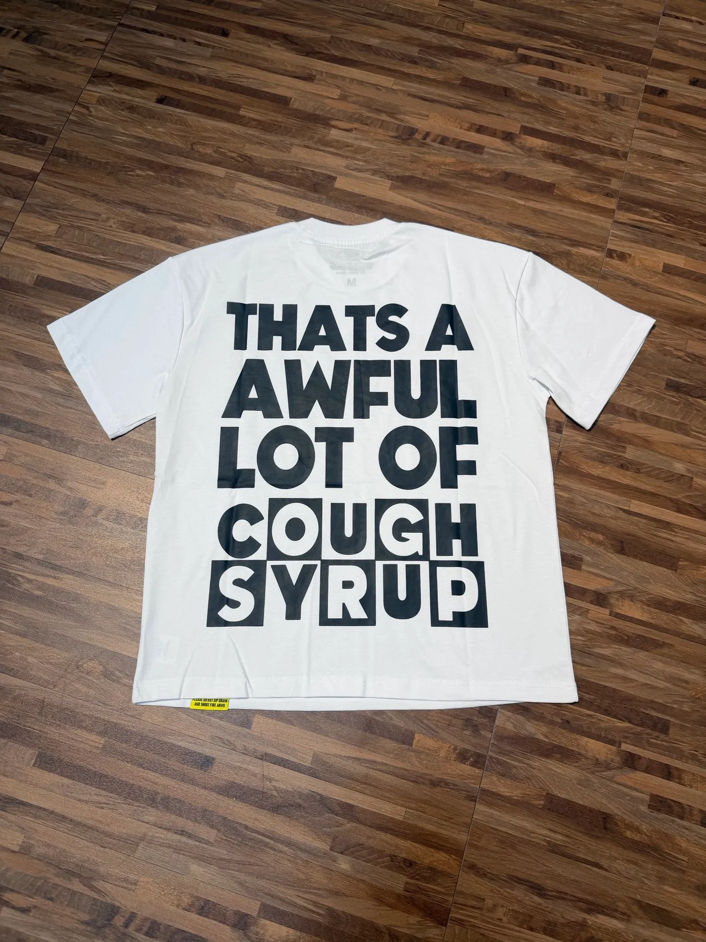 #Black/ ｜ THAT'S A AWFUL LOT OF COUGH SYRUP In Stock T （fabric):32 Sizes（size）：S-M L X L （colour）：、Black/